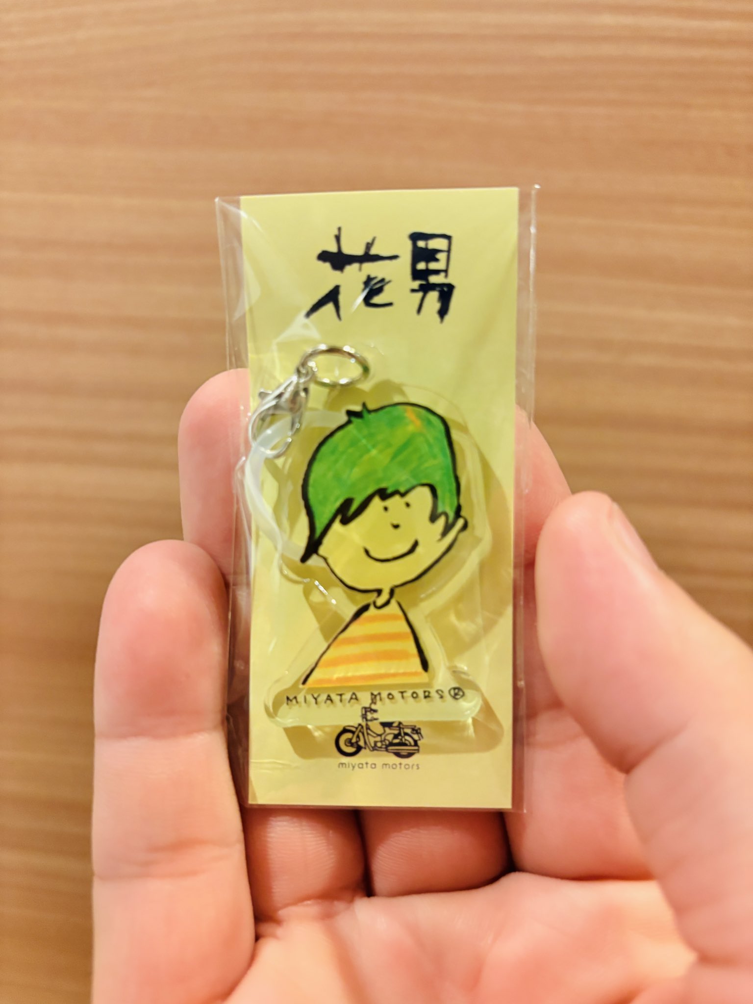チャームアクリルキーホルダー